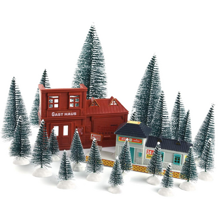 Zestaw 8 szt. sztucznych choinek dekoracyjnych choinki Artmaker