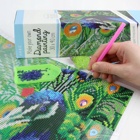 Diamond painting haft diamentowy miasto mozaika