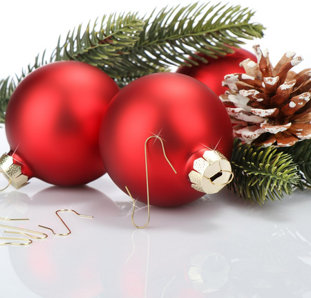 50x zawieszki na bombki choinkowe haczyki uchwyty do bombek złote metalowe