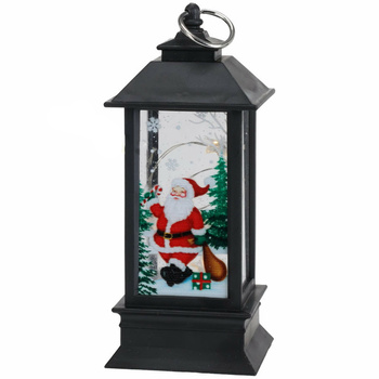 Lampion świąteczny latarenka znicz 12 cm LED ozdoba świąteczna dekoracji