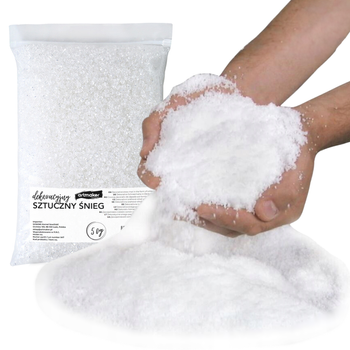 Dekoracyjny śnieg w proszku 50g biały Artmaker