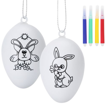 Jajka do malowania pisanki wielkanocne zestaw kreatywny dla dzieci jajeczka