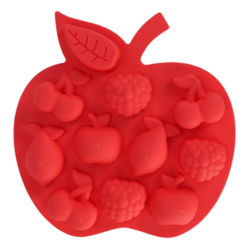 Forma foremka do lodu lód silikonowa foremki silikonowe owoce 11 kostek