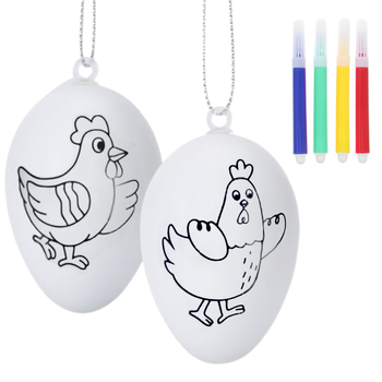 Jajka do malowania pisanki wielkanocne zestaw kreatywny dla dzieci jajeczka