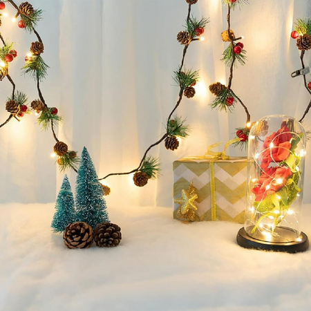 Sztuczny śnieg koc śnieżny 270 mata puchowa wata puch dekoracja świąteczna