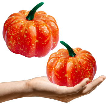 Dynia plastikowa pomarańczowa 8 cm openhome