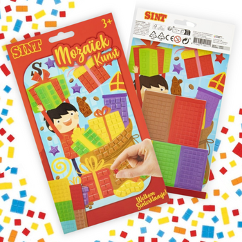 Mozaika piankowa wyklejanka dla dzieci świąteczna prezent mikołajki