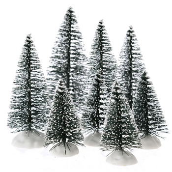 Zestaw 8 szt. sztucznych choinek dekoracyjnych choinki Artmaker