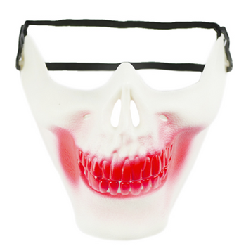 Maska Halloween półmaska kościotrup czaszka krwawa horror szkielet