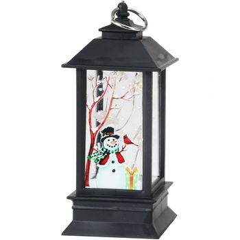Lampion świąteczny latarenka znicz 12 cm LED ozdoba świąteczna dekoracji