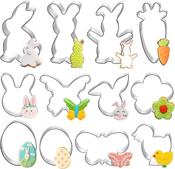 Foremki do ciastek wielkanocne wiosenne wykrawacze zestaw 12 szt. Openhome