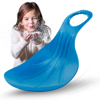 Sanki dla dzieci ślizg zjazdowy jabłuszko zabawy śniegu plastikowe mocne