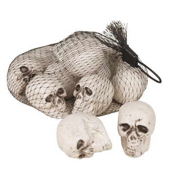 Czaszki dekoracyjne halloweenowe dekoracja Halloween 12 sztuk 4 cm