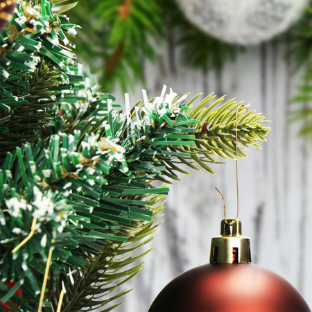 50x zawieszki na bombki choinkowe haczyki uchwyty do bombek złote metalowe