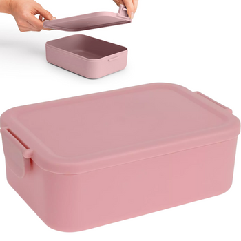 Lunchbox śniadaniówka pojemnik na kanapki przekąski pracy szkoły różowy