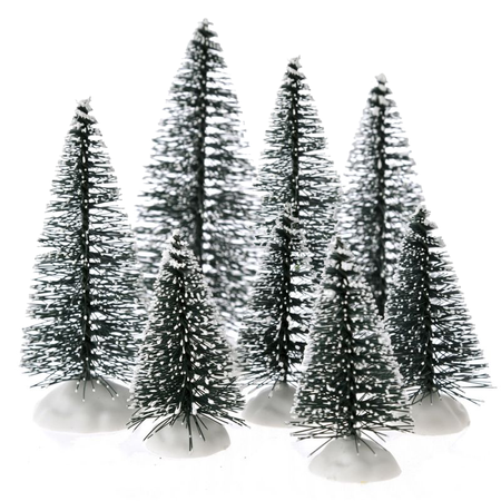 Zestaw 8 szt. sztucznych choinek dekoracyjnych choinki Artmaker