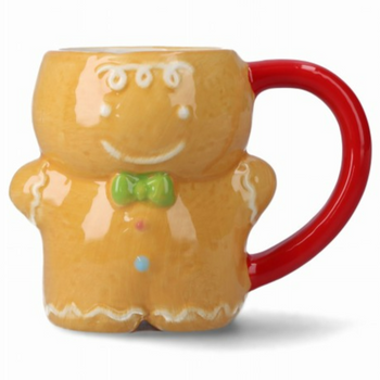 Kubek świąteczny piernikowy ludzik piernik duży na kawę ciastek prezent