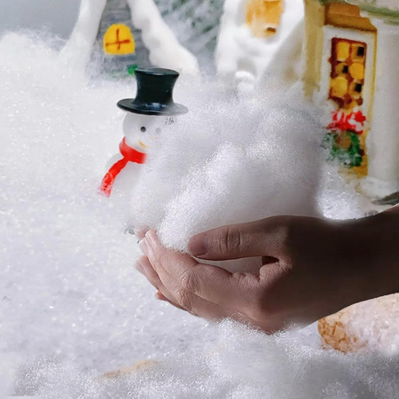 Sztuczny śnieg koc śnieżny 270 mata puchowa wata puch dekoracja świąteczna