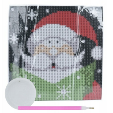 Świąteczny haft diamentowy malowanie diamenty diamond painting 17x17 święta