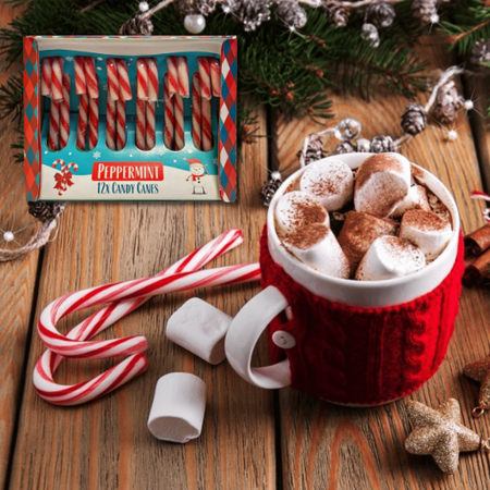 Laski cukrowe na choinkę zawieszki 12szt laska