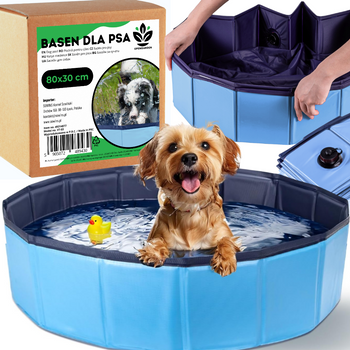 Basen dla psa 80 cm Opengarden niebieski