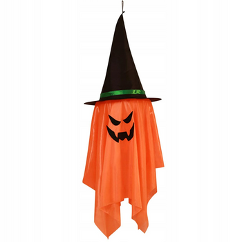 Dekoracja Halloween lampka duch lampa wisząca 45 cm ozdoba halloweenowa LED