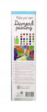 Diamond painting haft diamentowy miasto mozaika