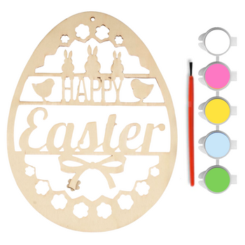Wielkanocna zawieszka do malowania zestaw kreatywny dla dzieci wielkanocny