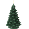 Świeczka led choinka zielona świeca świąteczna 11cm woskowa ruchoma