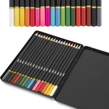Kredki ołówkowe profesjonalne miękkie zestaw do rysowania kredek 18 kol