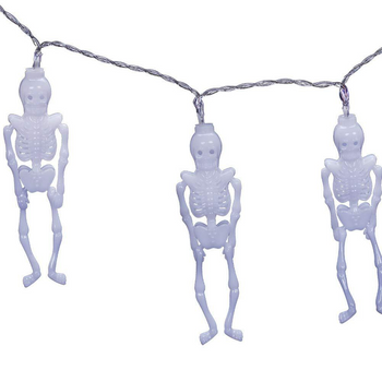 Girlanda Halloween świetlna szkielet lampki LED ozdoba dekoracja kościotrup