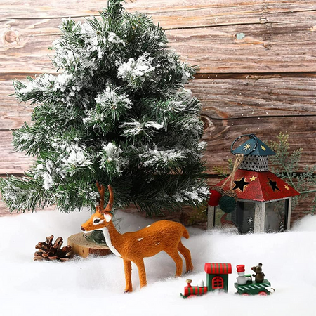 Sztuczny śnieg koc śnieżny 270 mata puchowa wata puch dekoracja świąteczna