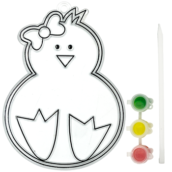 Wielkanocny zawieszka do malowania diy witraż