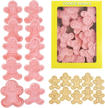 Foremki do ciastek świąteczne wzór pierniczka Openhome