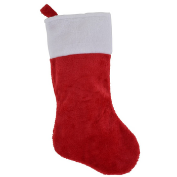 Skarpeta świąteczna na prezent duża na kominek świąteczna mikołaja czerwona