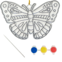Witraż zawieszka do malowania zawieszki diy zestaw artystyczny motyl